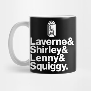 Laverne and Shirley: Experimental Jetset Mug